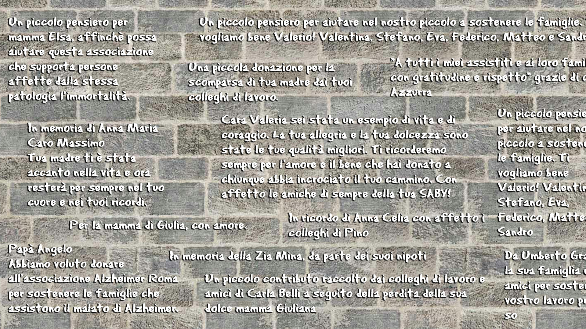 il muro della solidarietà